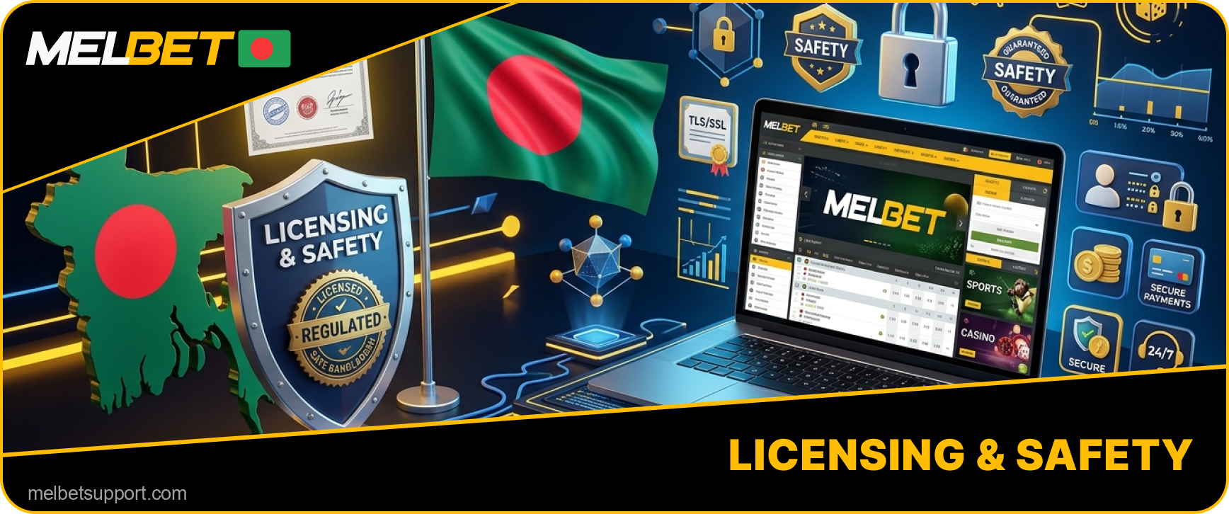 Melbet regulation and protection information